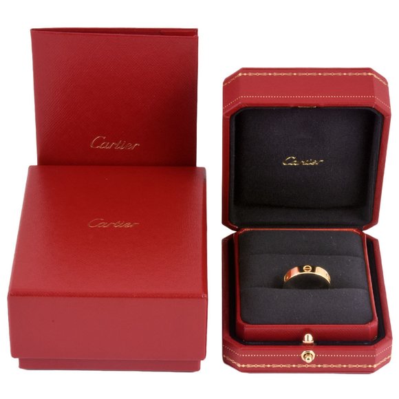 CARTIER LOVE Ring #66 K18YG Yellow Gold Size 11 ⭐ - Picture 6 of 6